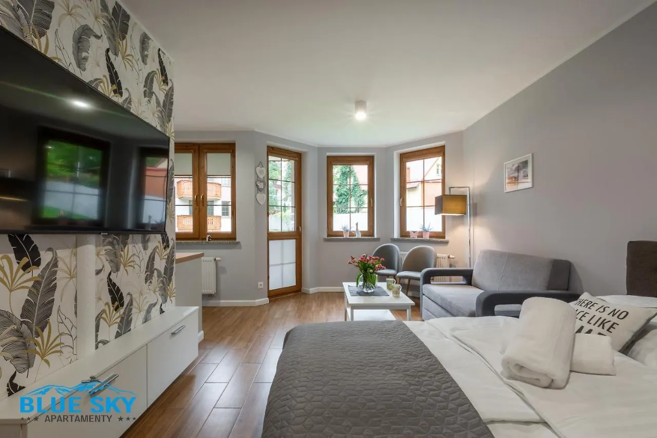 Apartment Apartamenty Bluesky - Nadrzeczna 3D-3E, Blisko Centrum Karpacza, W Zielonej Okolicy